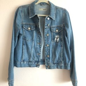 Top shop denim moto jacket